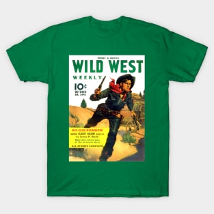 Wild West Magazine Cover October 1941 T-Shirt